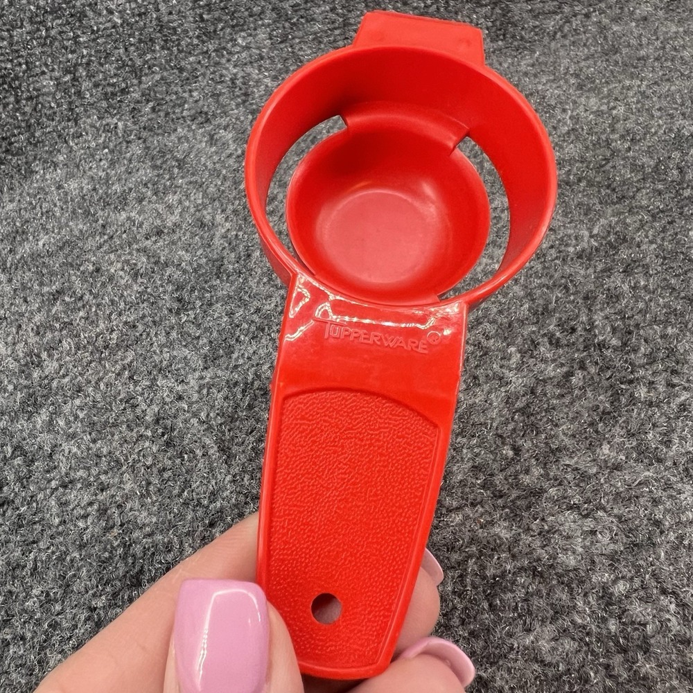 Vintage Tupperware Red Egg Separator #779
